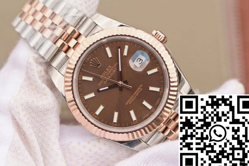 M126331-0002 Chocolate Rolex Dial Datejust EW Color Factory 0120